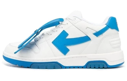 Мужские кроссовки Off-White Out Of Office, бело-синие