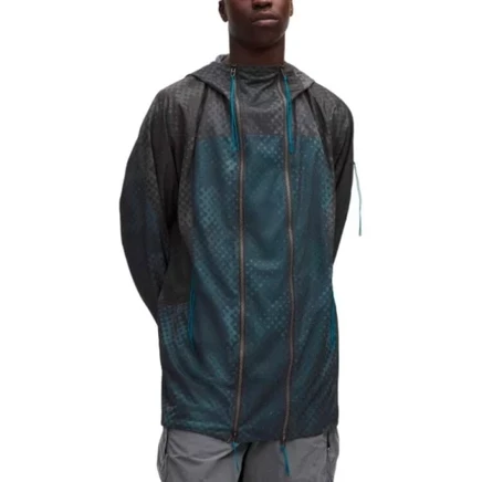 Мужская куртка Lululemon x SLNSH, серо-синяя