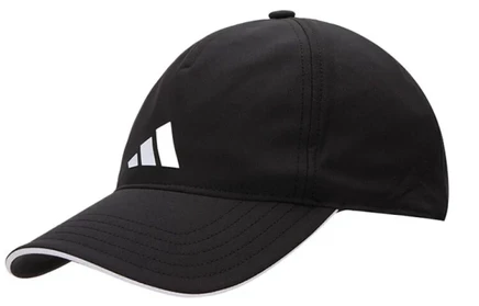 Унисекс-бейсболка Adidas из полиэстера, черная