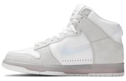 Кроссовки Nike Dunk High Slam Jam, бело-платиновые