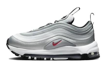 Детские кроссовки Nike Air Max 97 QS, серо-белые