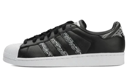 Кеды Adidas Superstar Graffiti Paisley, черные