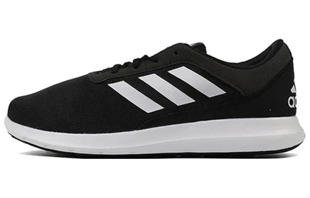 Мужские беговые кроссовки Adidas Coreracer, черно-белые
