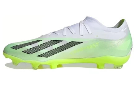 Мужские бутсы Adidas X Crazyfast 2 FG, зелено-черно-белые