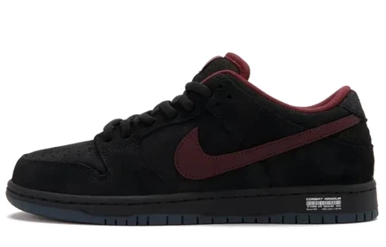 Кроссовки Nike Dunk SB Yuan Black Hole, унисекс, красно-черные