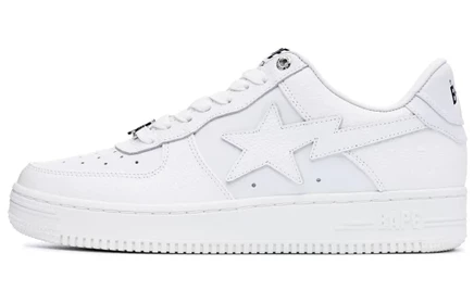 Мужские кроссовки A Bathing Ape Bapesta, белые