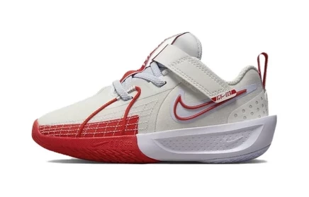 Кроссовки для девочек Nike GT Cut 3, бело-красные
