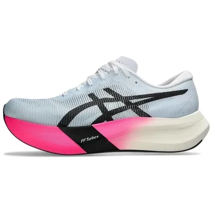 Женские кроссовки Asics Metaspeed Paris, голубо-черно-розовые