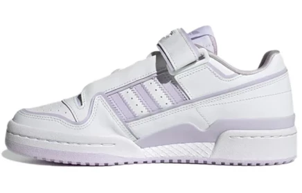 Женские кроссовки Adidas Forum Plus, бело-фиолетовые