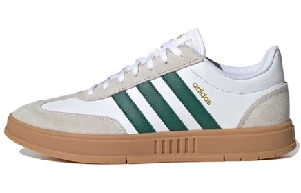Мужские кеды Adidas Gradas, бело-зелёные