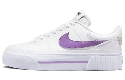Женские кеды Nike Court Legacy Lift, бело-фиолетовые