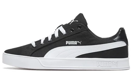 Мужские кроссовки Puma Smash Vulc Canvas, черно-белые