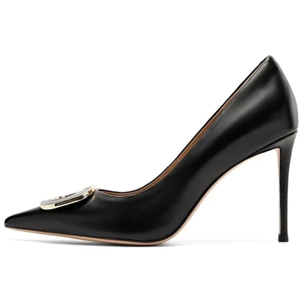 Женские туфли Nine West на каблуке 9 см, черные