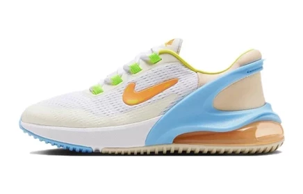 Детские кроссовки Nike Air Max 270 GO, бело-сине-оранжевые