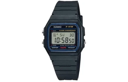 Часы Casio G-Shock F-91W-1D, черный ремешок