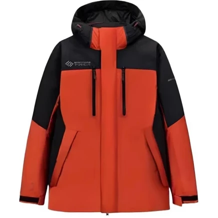 Anta Outdoor Collection Down Jacket Men's intense orange/basic black