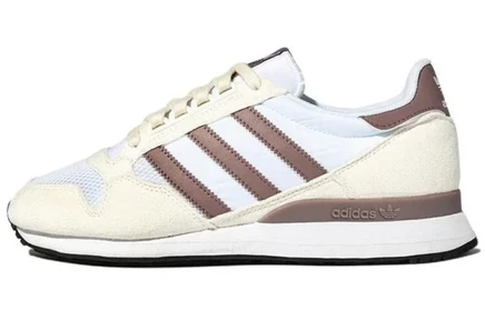Мужские кроссовки Adidas Originals ZX 500, бело-коричневые