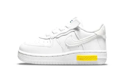 Детские кеды Nike Air Force 1 Fontanka, бело-желтые