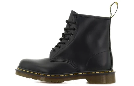 Женские ботинки Dr. Martens 1460 из гладкой кожи, черные