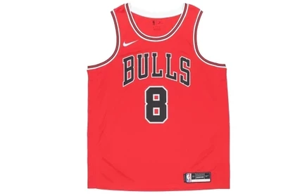 Мужская майка Nike NBA Bulls Zach Lavine, красная