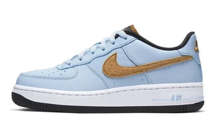 Кеды для девочек Nike Air Force 1 Felt, голубые