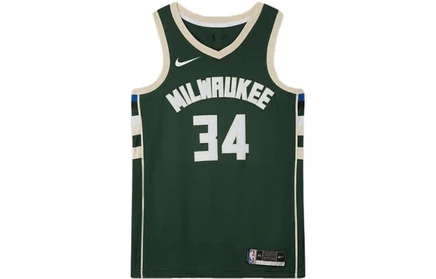 Мужская майка Nike Bucks Antetokounmpo, зеленая