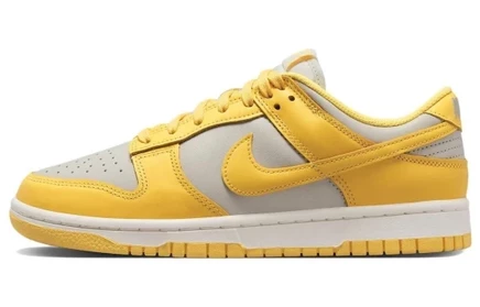 Женские кроссовки Nike Dunk Low, желто-бежевые