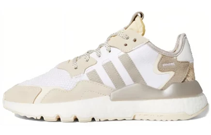Женские кроссовки Adidas Nite Jogger, бело-коричневые