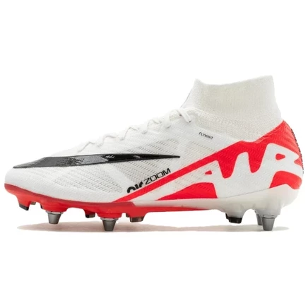 Мужские бутсы Nike Mercurial Superfly 9, бело-красные