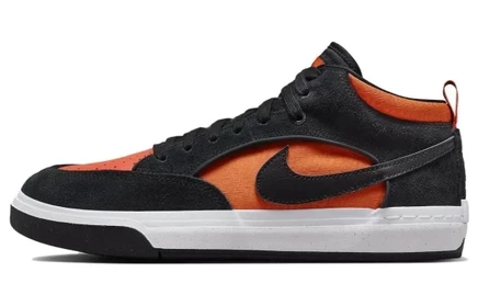 Мужские кроссовки Nike SB React Leo, черно-оранжевые