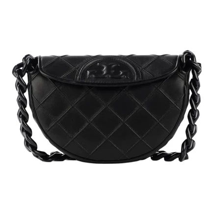 Женская мини-сумка Tory Burch Fleming, черная