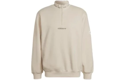 Унисекс-свитшот adidas Originals Trefoil Linear, бежевый