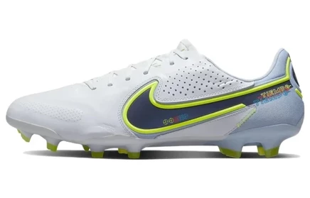 Мужские бутсы Nike Tiempo Legend 9 Elite FG серо-синие