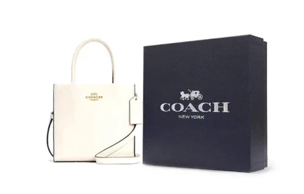 Женская сумка Coach Cally мини, белая