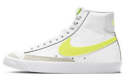 Женские кроссовки Nike Blazer Mid 77, бело-желтые