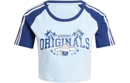 Футболка adidas Originals x Hello Kitty, розово-синяя