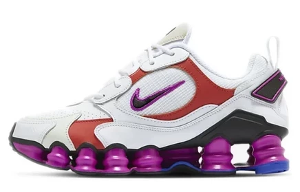 Женские кроссовки Nike Shox TL Nova, бело-фиолетовые