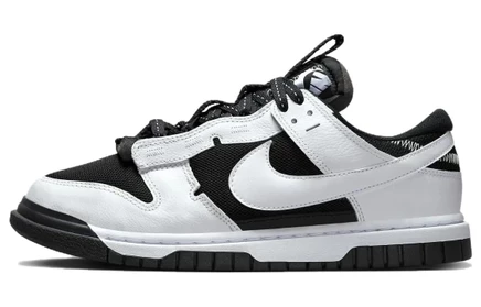 Мужские кроссовки Nike Dunk Low Jumbo, черно-белые