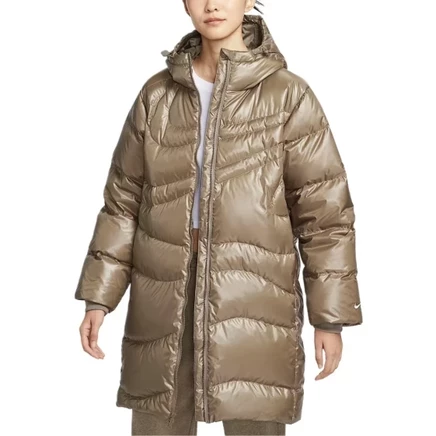 Nike Sportswear Swoosh Series Down Jacket Women's mink brown/sail white