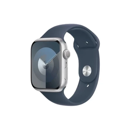 Смарт-часы Apple Watch Series 9, серебристо-синие