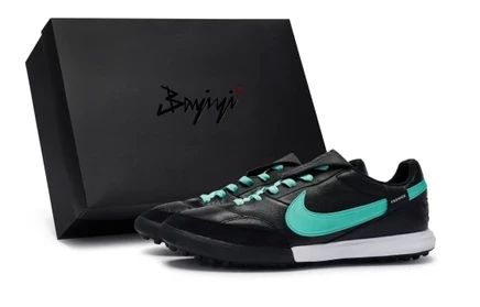 Мужские футбольные бутсы Nike Premier 3, черно-бирюзовые