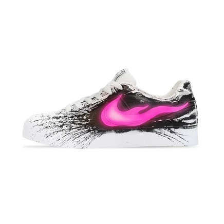 Мужские кеды Nike Court Royale, белые с розовым