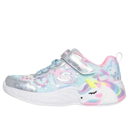 Детские кроссовки Skechers S Lights, голубые