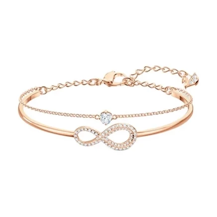 Женские браслеты Swarovski, розовое золото