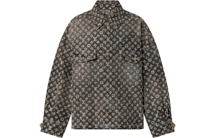 Джинсовая рубашка Louis Vuitton Made to Order, черная