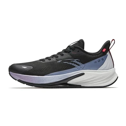 Anta Rocket 6.0 Low top Lightweight Running Shoes Men's Basic Black/Metal Bright Blue/Papyrus White basic black/metal bright blue/papyrus white-1
