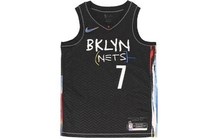 Мужская баскетбольная майка Nike Durant Brooklyn Nets, черная