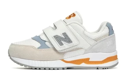 Детские кроссовки New Balance, бело-серые