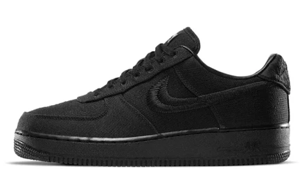 Мужские кроссовки Nike x Stüssy Air Force 1, черные