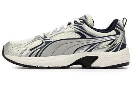 Мужские кроссовки Puma Milenio, бело-серебристые